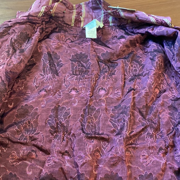 Burgundy Striped Reverse Jacket - Picture 5 of 5